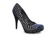 High-heeled dress shoes