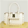 BLUEDG supply Jimmy Choo Genuine Leather Handbags On Sale 068041 White