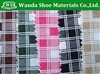 Popular Plaid Painting Canvas for Shoes or Backpack