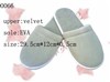 CUT VELVET SLIPPER