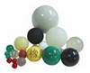 Rubber ball, Plastic ball, Bead