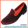 Elegance and comfortable men velvet loafers supplier in China