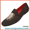 Special embroidered men velvet loafers manufacturer 