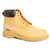 Wheat Nubuck Steel Toe Boots